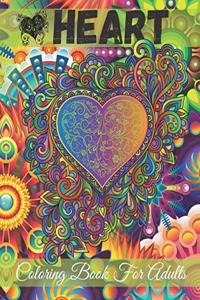 Heart Coloring Book for Adults