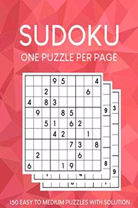 Sudoku Puzzles One Puzzle Per Page