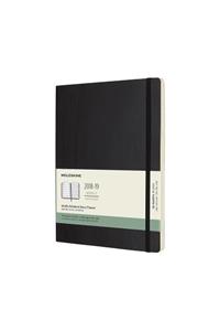 2019 Moleskine Notebook Black Extra Large Weekly 18-month Diary Soft (July 2018 to December 2019)