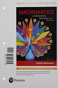 Mathematics for Elementary Teachers with Activities Books a la Carte Plus Mymathlab -- Access Card Package