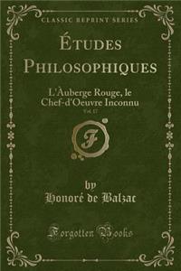 Études Philosophiques, Vol. 17