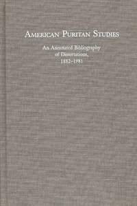 American Puritan Studies