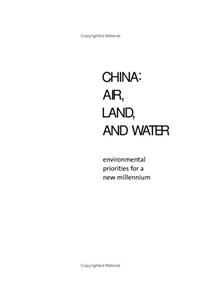 China: Air, Land, and Water