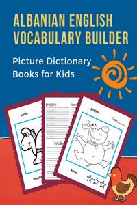Albanian English Vocabulary Builder Picture Dictionary Books for Kid