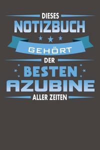 Dieses Notizbuch Gehört Der Besten Azubine Aller Zeiten