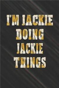 I'm Jackie Doing Jackie Things