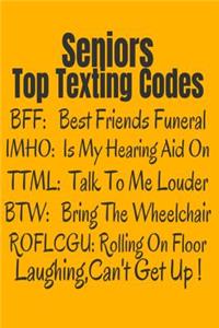 Seniors Top Texting Codes