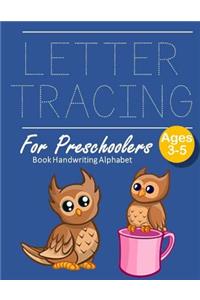 Letter Tracing Book Handwriting Alphabet for Preschoolers