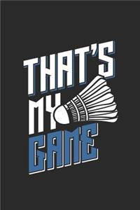 That's My Game