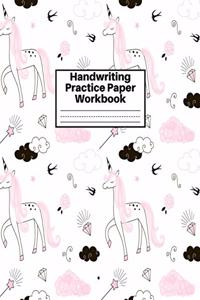 Handwriting Practice Paper Workbook