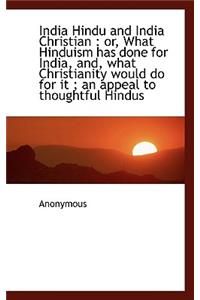 India Hindu and India Christian