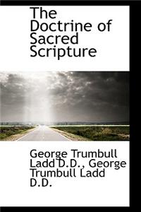 The Doctrine of Sacred Scripture