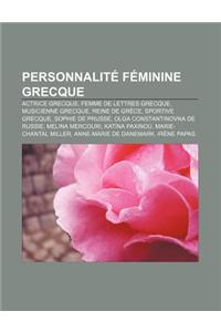 Personnalite Feminine Grecque
