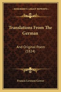 Translations From The German