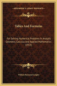 Tables And Formulas