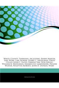 Articles on White County, Tennessee, Including