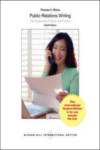 Public Relations Writing: The Essentials of Style and Format (Int'l Ed)