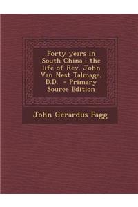 Forty Years in South China