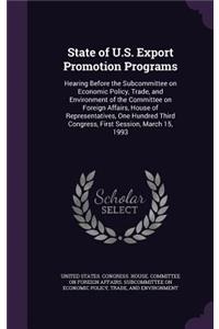 State of U.S. Export Promotion Programs