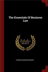 The Essentials Of Business Law