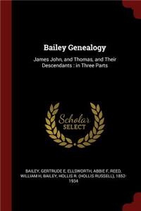 Bailey Genealogy