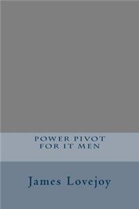 Power Pivot for IT Men