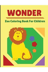 Wonder Zoo Coloring Book For Children