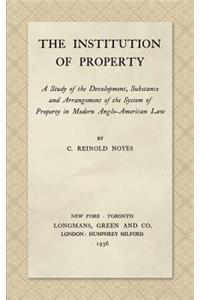 Institution of Property