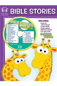Bible Stories 48-Page Workbook & CD