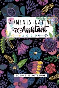 Administrative Assistant To Do List Notebook