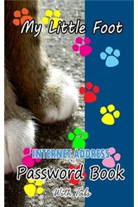 Internet Address Password Book With Tabs