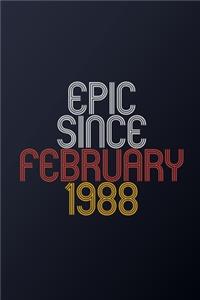 Epic Since February 1988