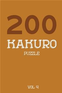 200 Kakuro Puzzle Vol 4