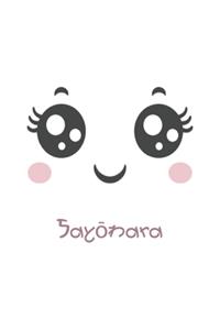 Eye Kawaii Sayōnara japanese notebook kawaii