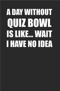 Quiz Bowl Notebook for Quiz Bowl Members 120 Pages Lined