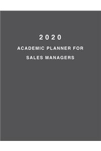 2020 Academic Planner For Sales Managers
