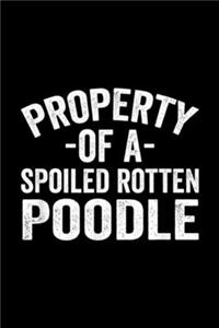 Property Of A Spoiled Rotten Poodle