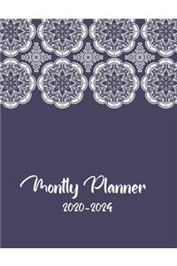 2020-2024 Monthly Planner