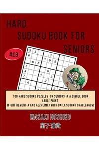 Hard Sudoku Book For Seniors # 13