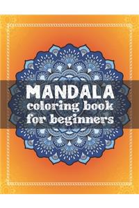 Mandala coloring book for beginners