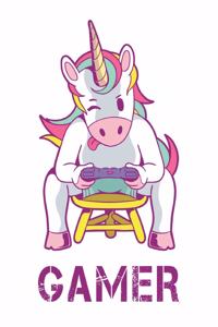 Gamer Unicorn Notizbuch