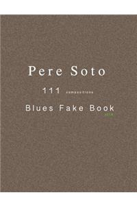 Pere Soto 111 Blues Fake Book