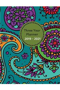 Three Year Planner 2019 - 2021 Aliz