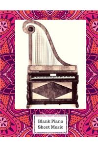 Blank Piano Sheet Music