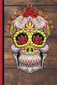 Floral Not So Scary Sugar Skull Journal Book