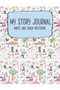 My Story Journal Write and Draw Notebook