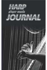 Harp Player Music Journal