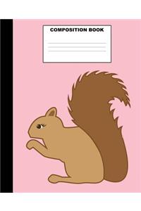 Squirrel Composition Book