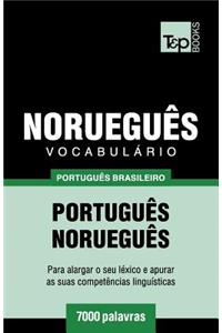 Vocabulário Português Brasileiro-Norueguês - 7000 palavras