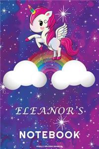 Eleanor's Unicorn Rainbow Notebook